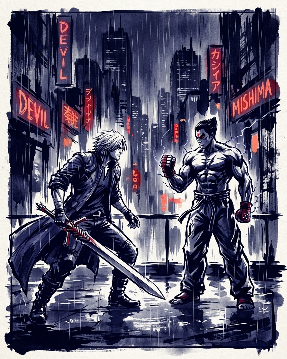Dante × Jin Kazama