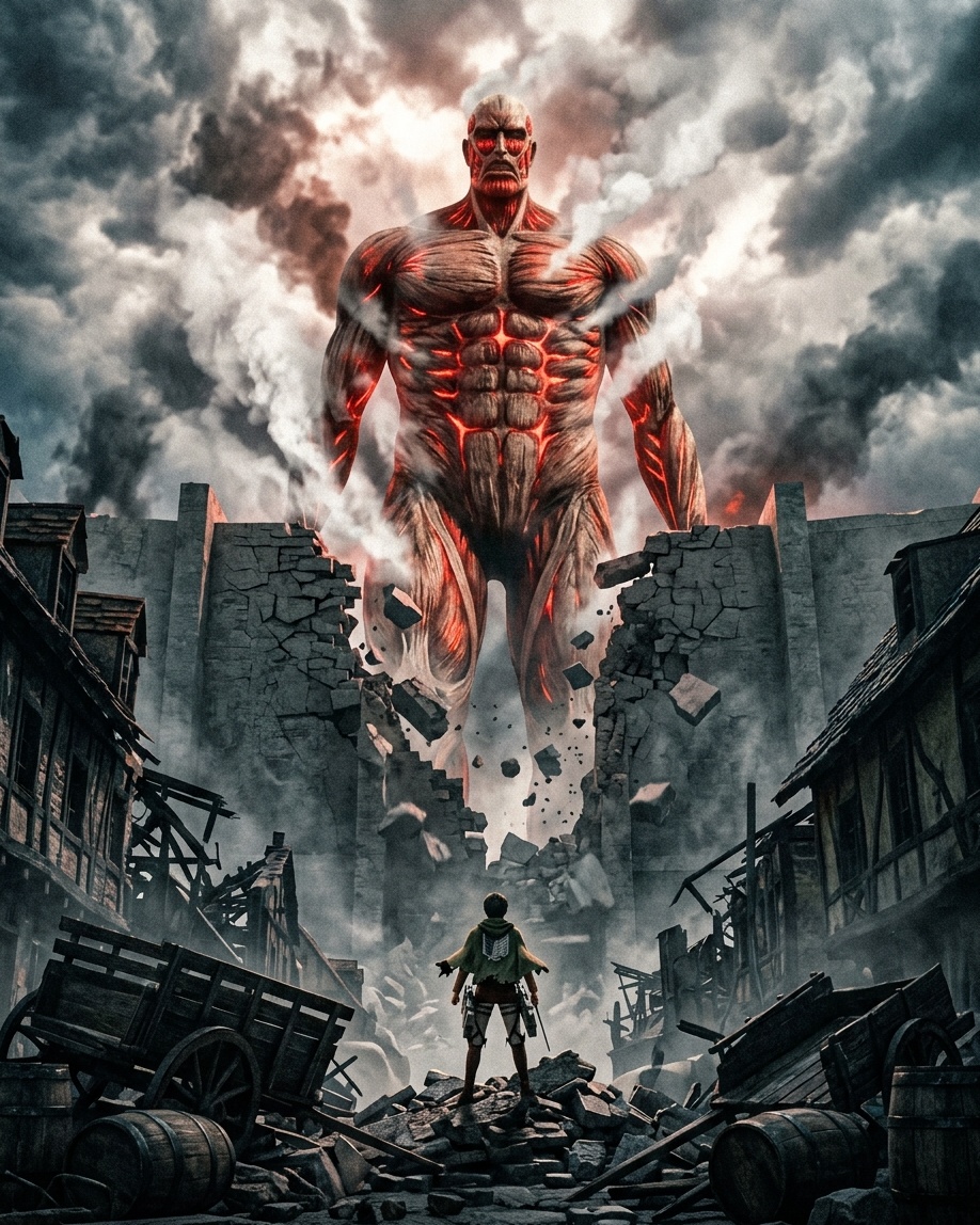 Eren Yeager × Colossal Titan