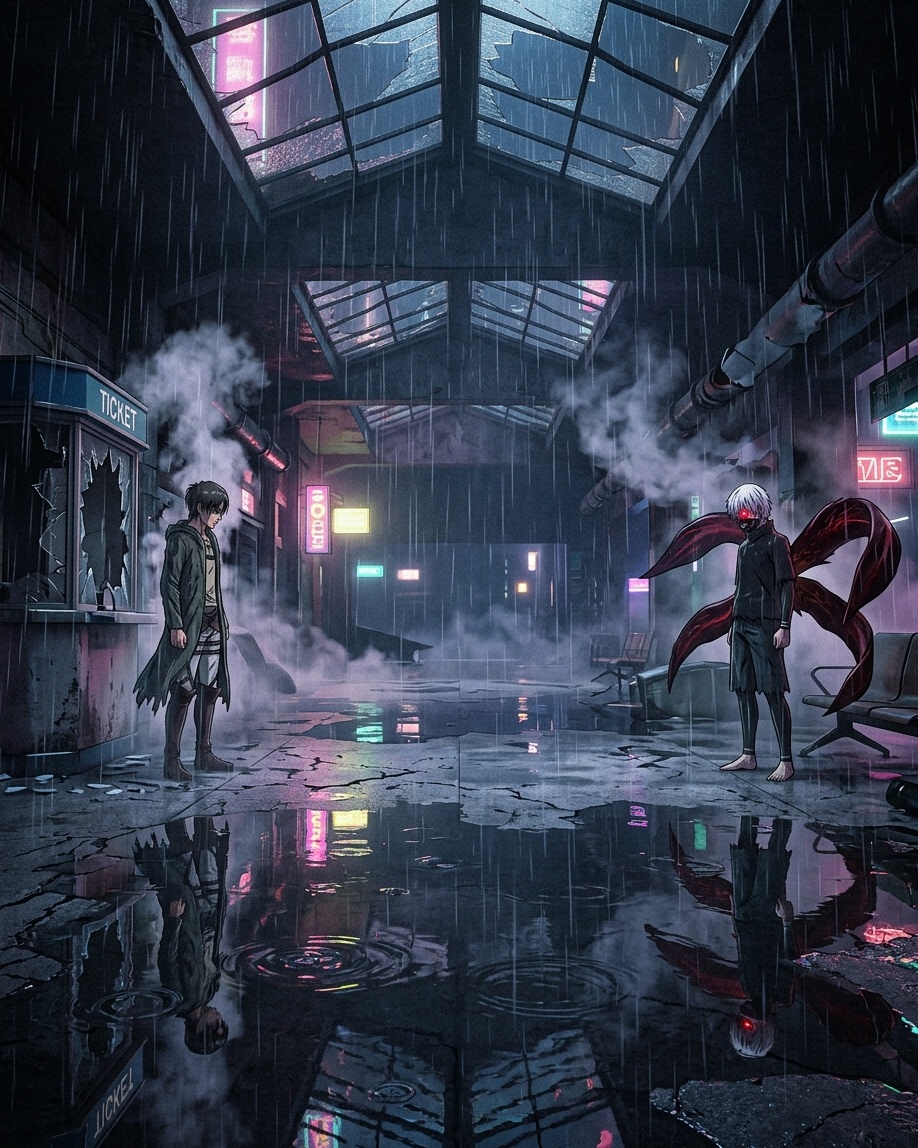 Eren Yeager × Kaneki Ken