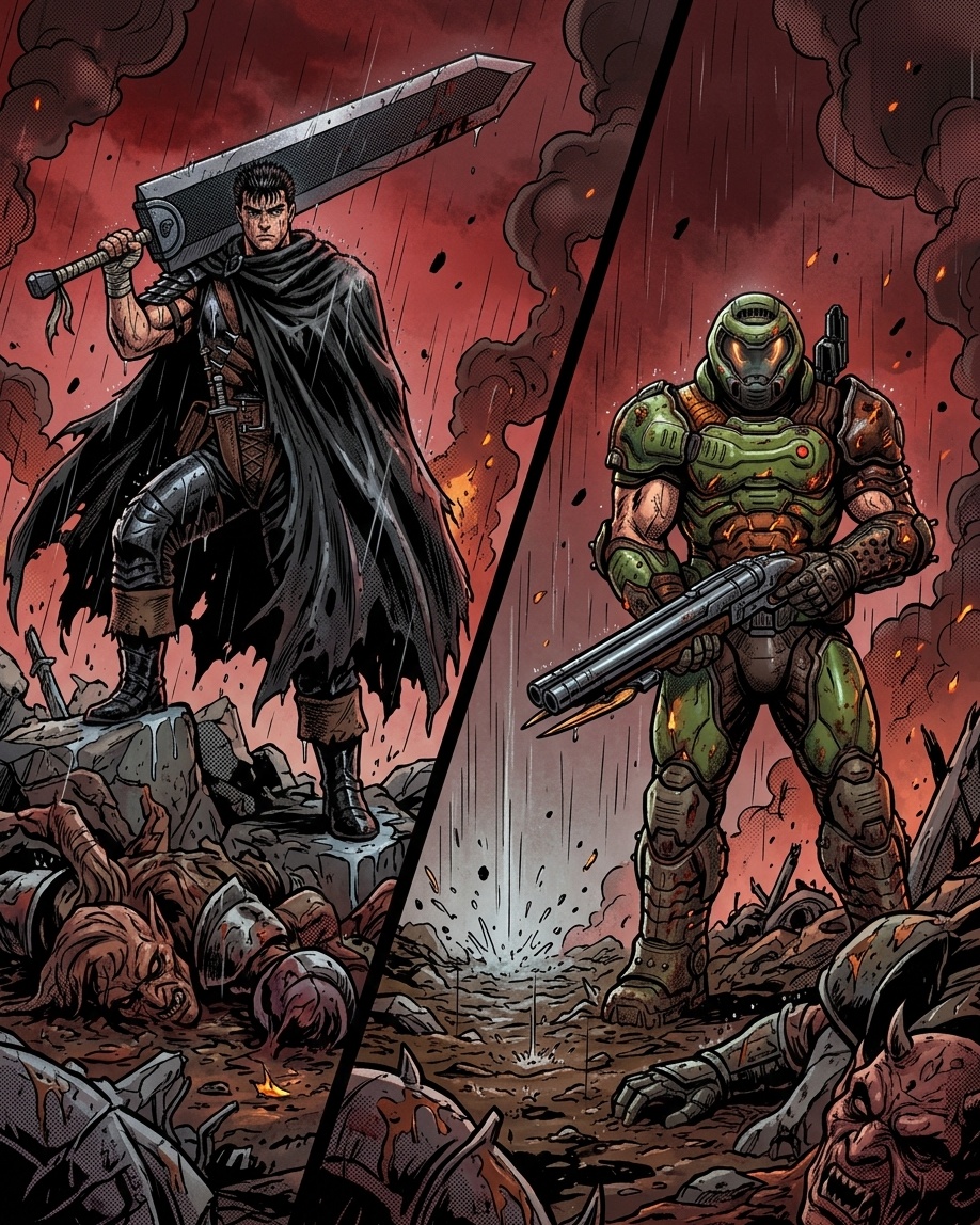Guts × Doom Slayer