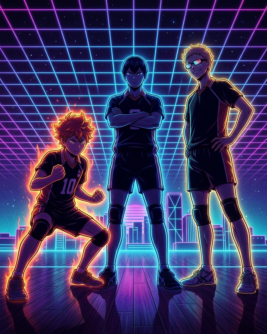 Hinata Shoyo × Kageyama Tobio × Tsukishima Kei