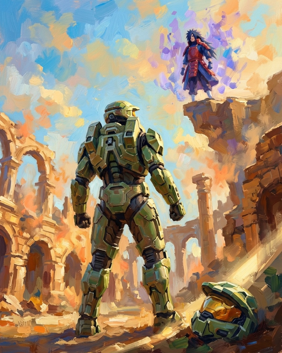 Master Chief × Madara Uchiha