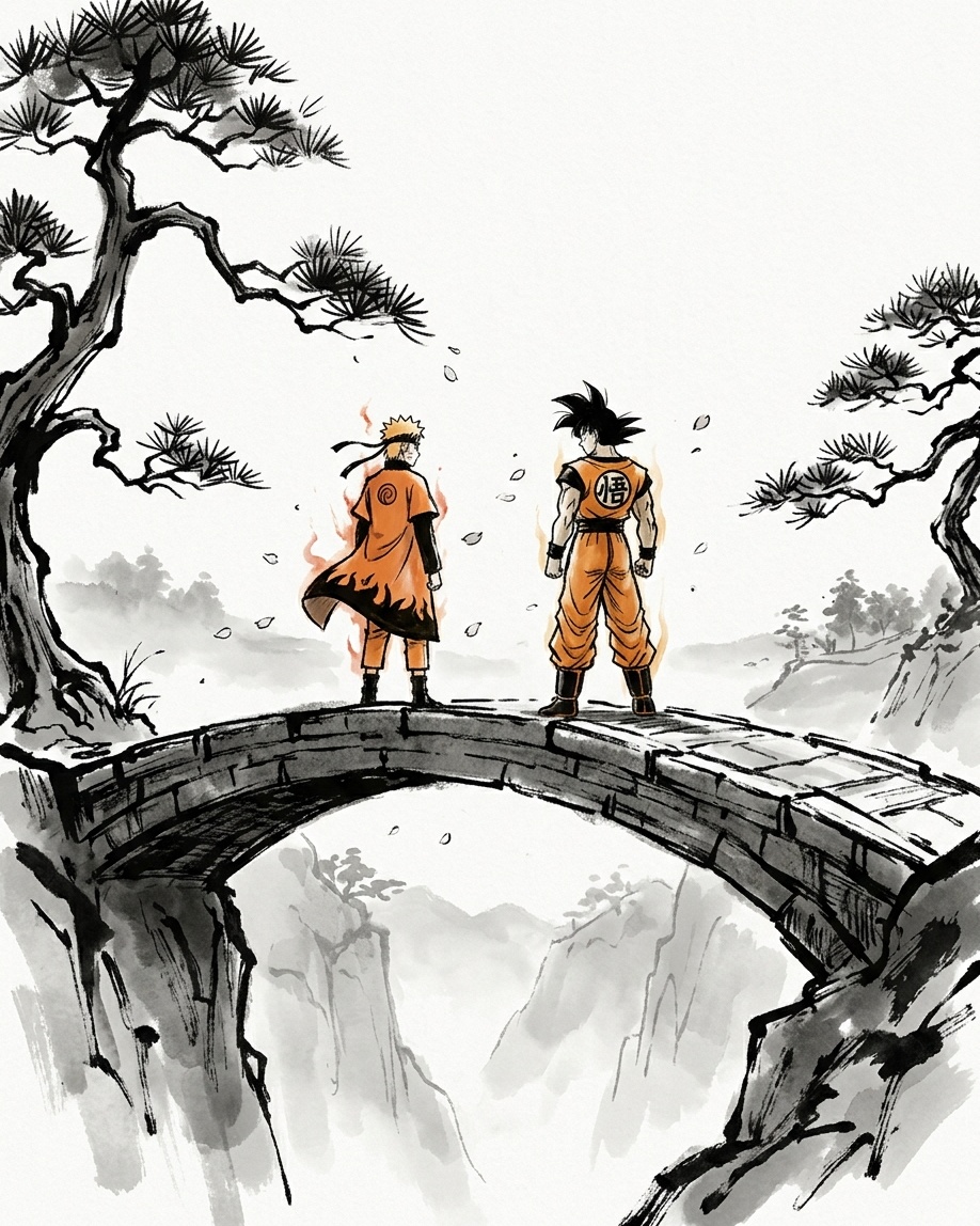 Naruto Uzumaki × Goku