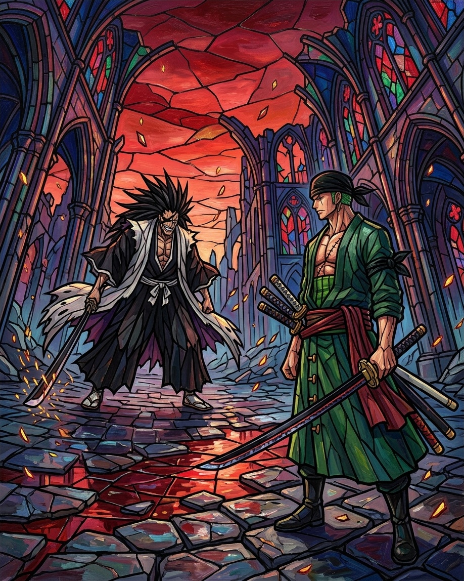 Roronoa Zoro × Kenpachi Zaraki