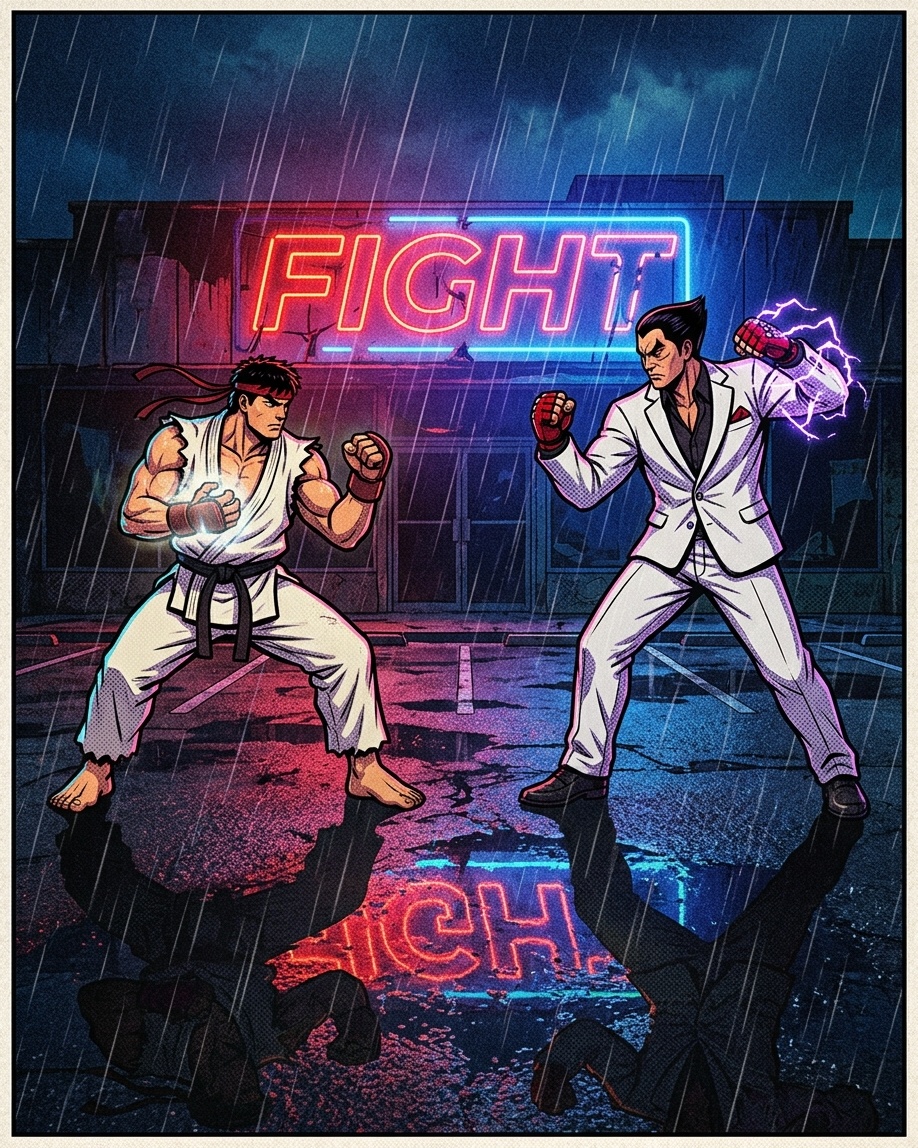 Ryu × Kazuya Mishima