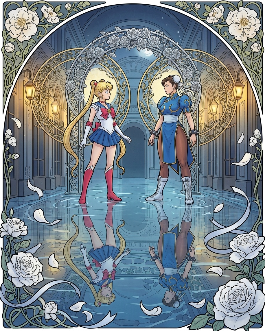 Sailor Moon × Chun-Li