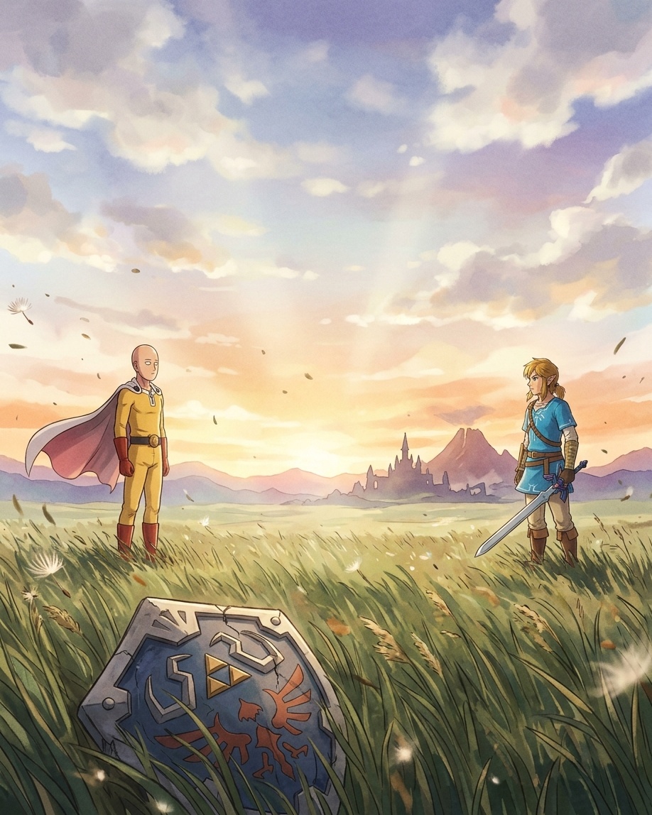 Saitama × Link