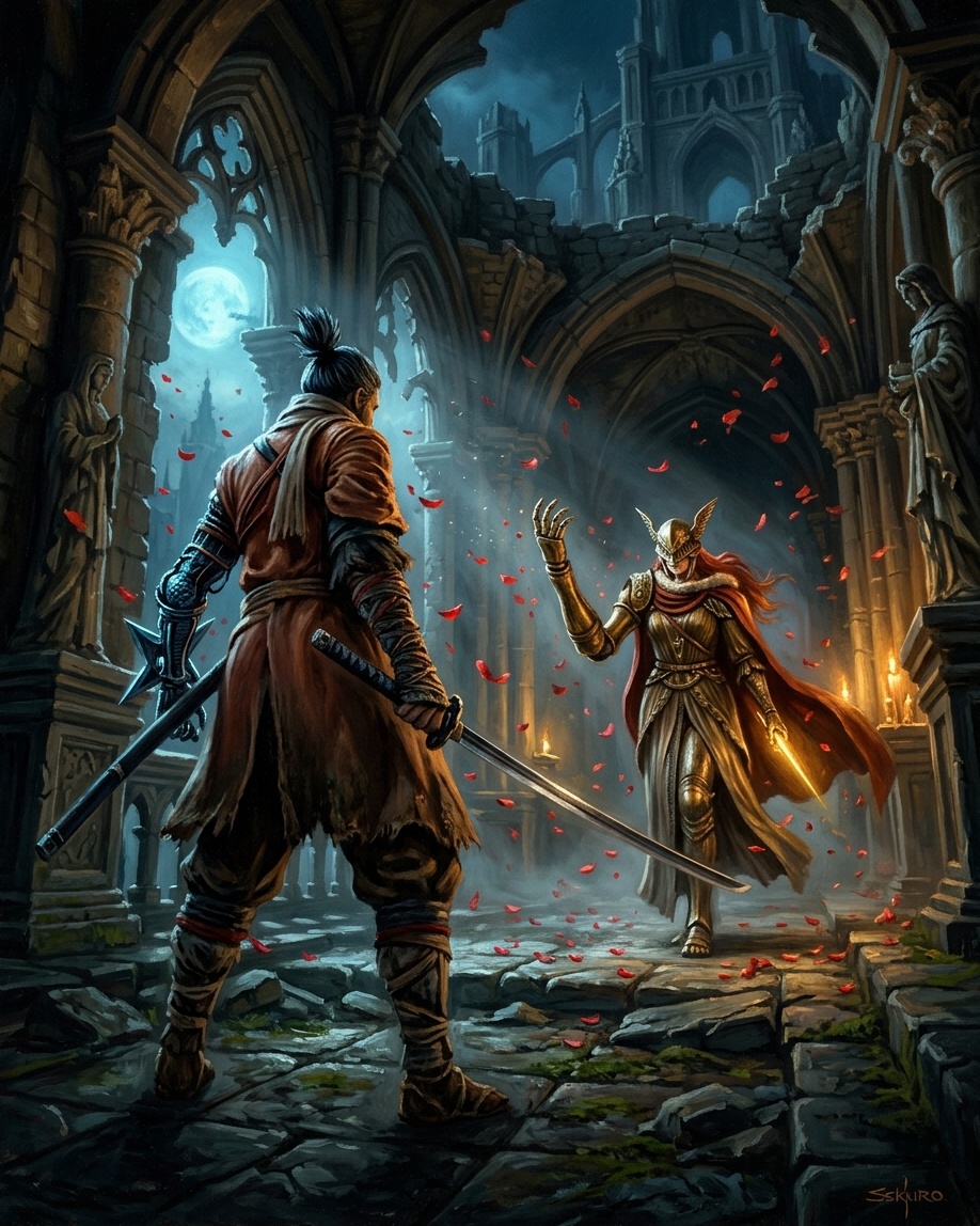 Sekiro (Wolf) × Malenia