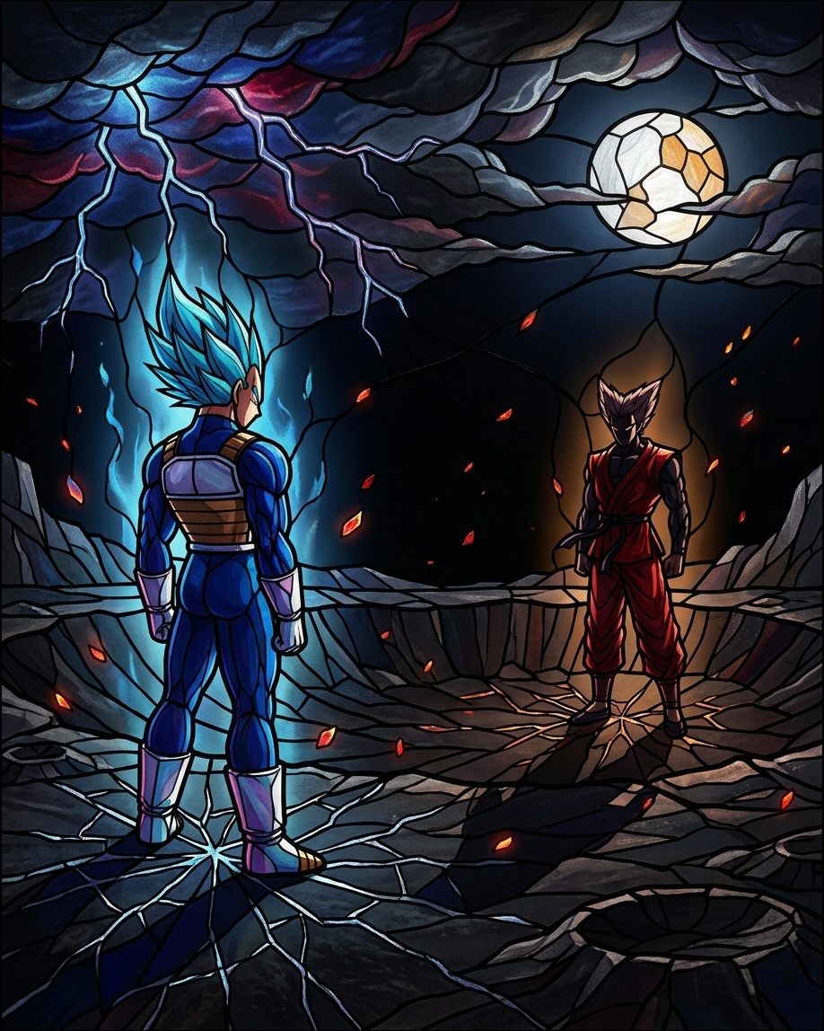 Vegeta × Garou